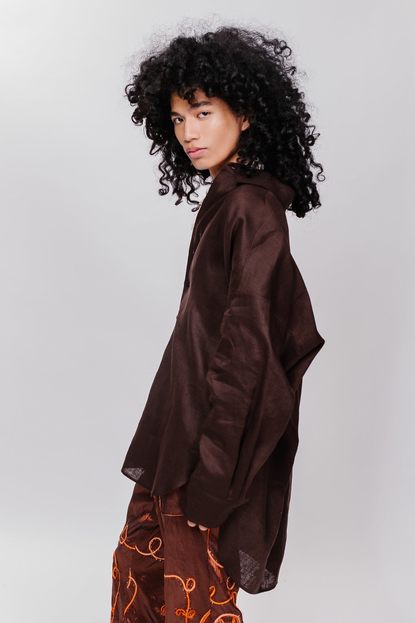 Classic Oversized Linen Shirt