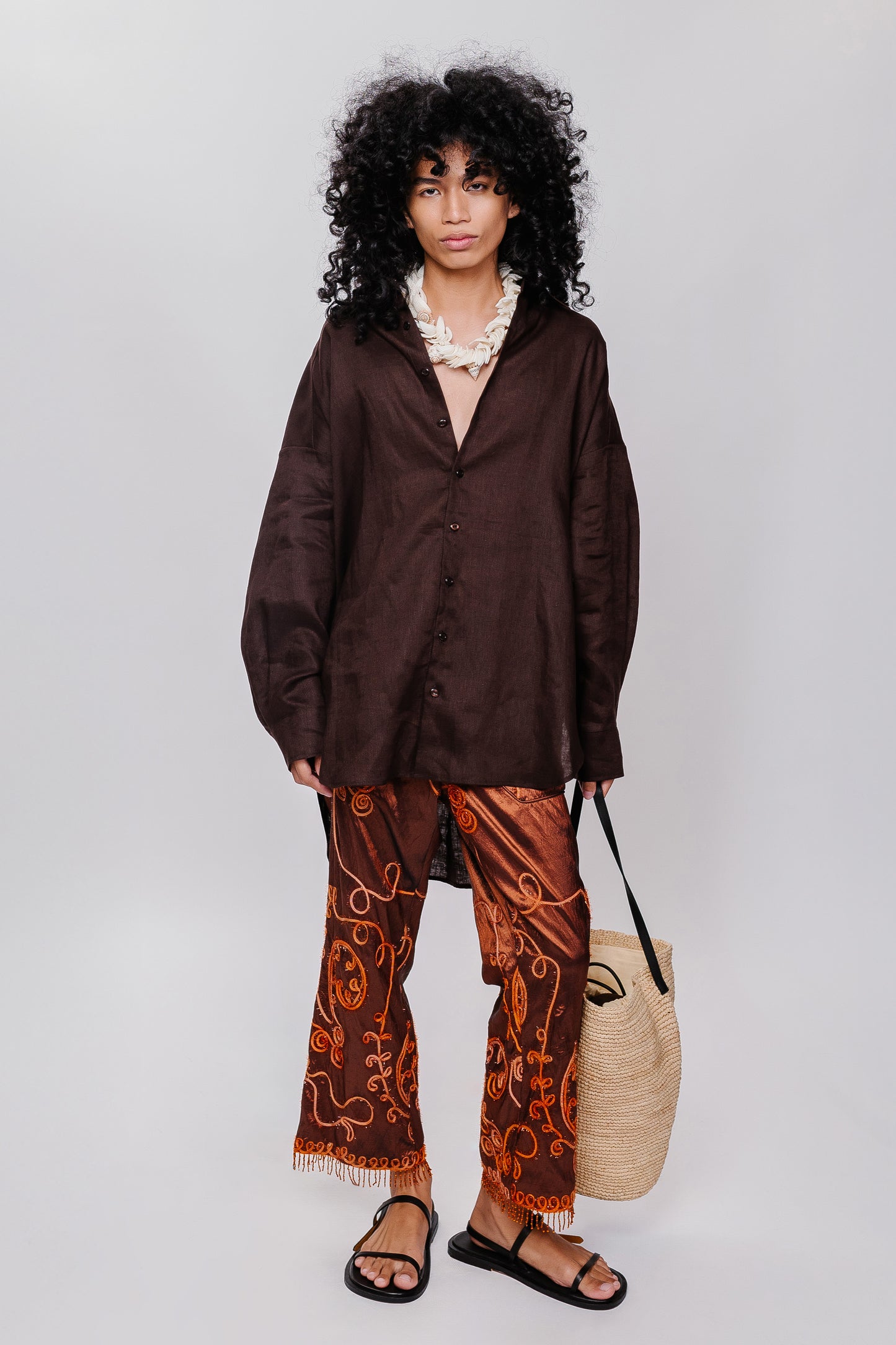 Classic Oversized Linen Shirt