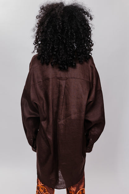 Classic Oversized Linen Shirt