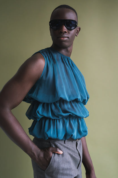 'Cascata' Georgette Top