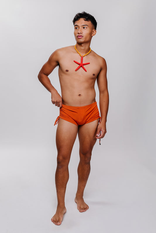 Swim Trunks with Side Ties